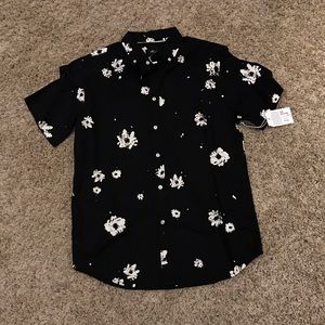 OBEY Men’s Tropical Button Up Shirt Size Medium